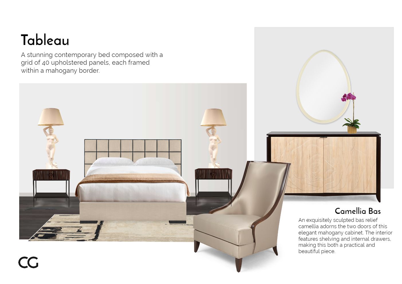 Room inspiration: Luxury Bedroom Furniture Selection