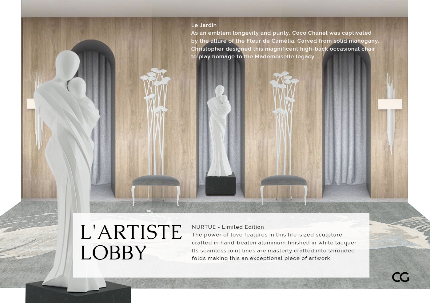 Designer Luxe Lobby: Opulent First Impressions