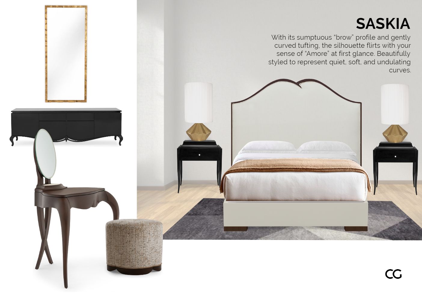 Room inspiration: Designer's Embrace: Luxury Bedroom Furniture for Opulent Living