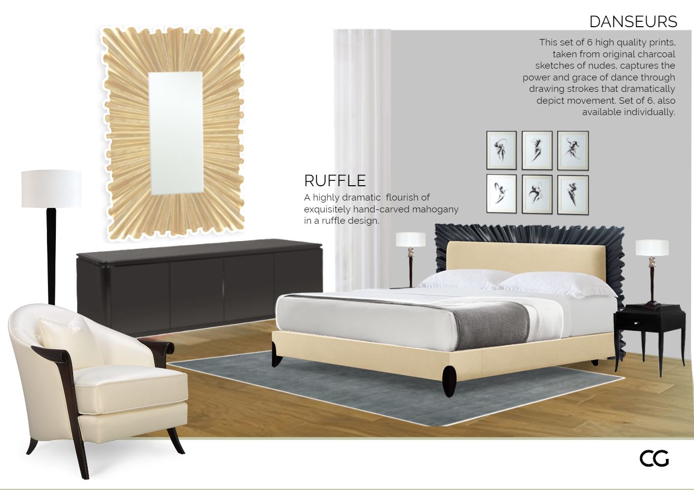 Room inspiration: Designer Allure: Luxury Bedroom Furniture with Timeless Appeal