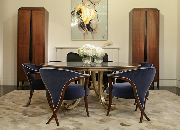 Room inspiration: Elevated Dining Comfort: Opulent Furnishings, Lasting Gatherings