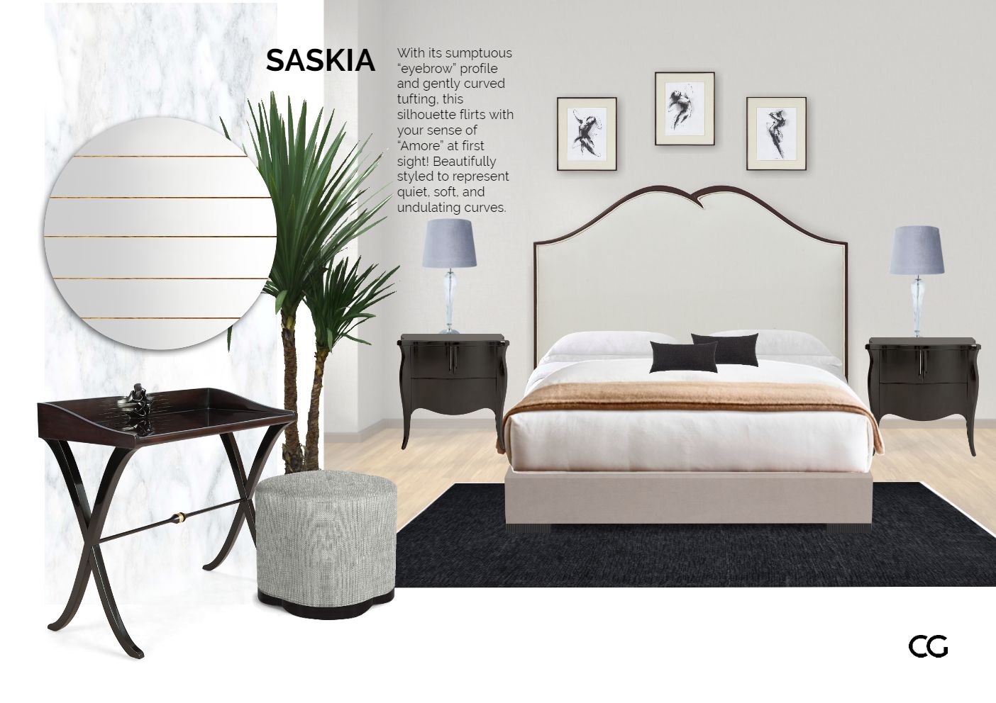 Designer Bedroom Symphony: A Harmonious Blend of Luxury