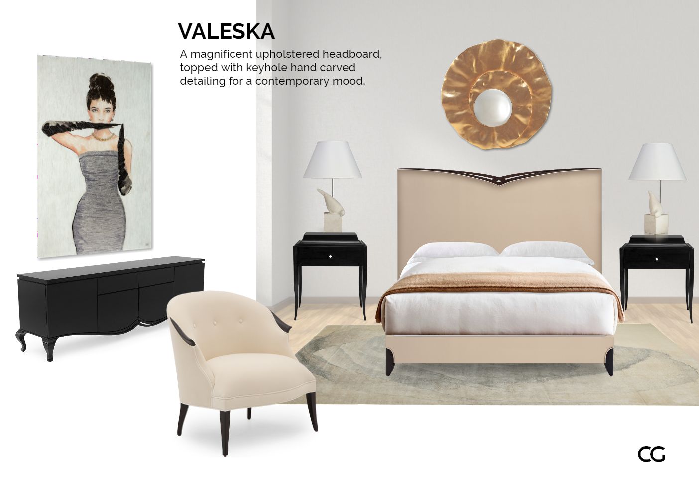 Room inspiration: Designer Luxury Slumber: Furnishings for Opulent Rest