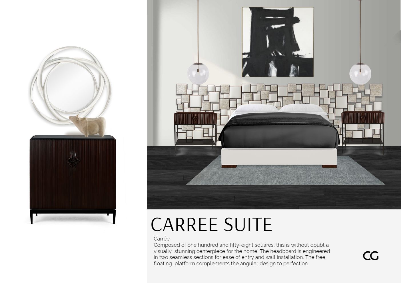 Room inspiration: Chic Designer Comfort: Luxury Bedroom Furniture Elegance
