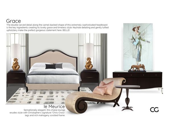 Elegant Designer Tranquility: Luxurious Furnishings for Serene Bedrooms