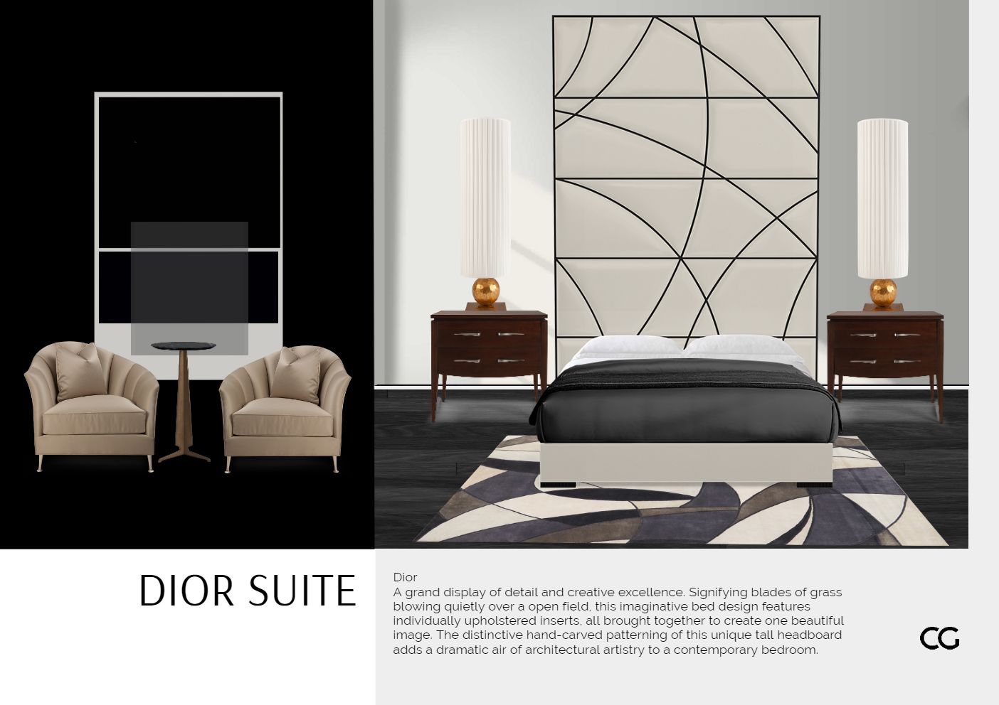 Room inspiration: Sophisticated Sanctuary: Luxury Designer Furniture for Bedrooms