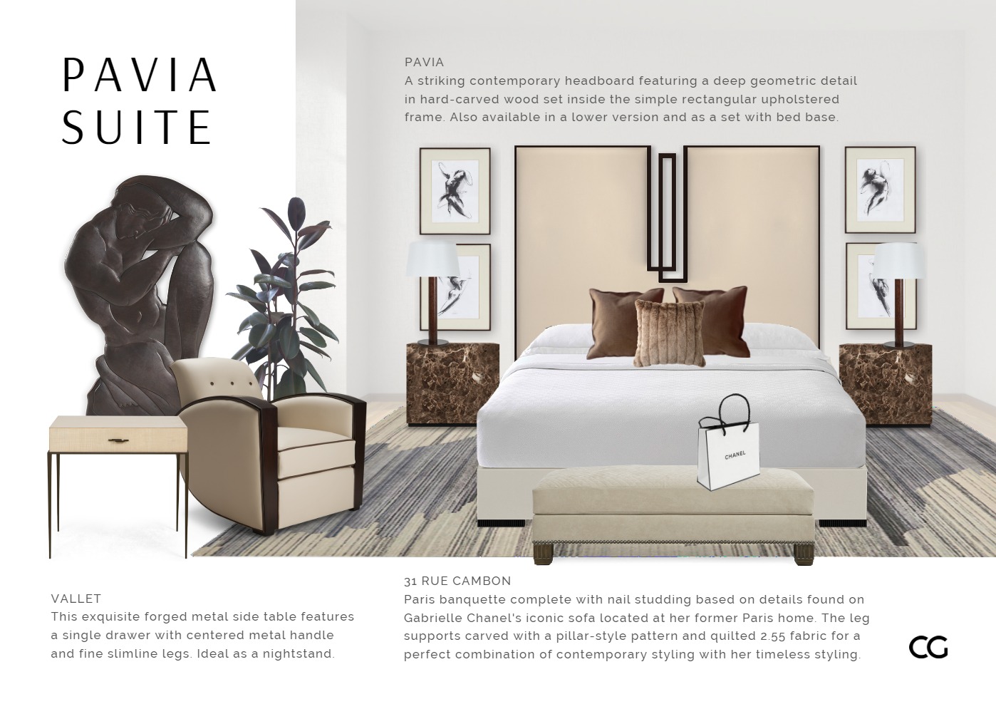 Opulent Designer Delight: Elegance for Your Bedroom Haven