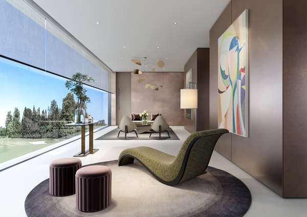 Room inspiration: Elegance Redefined: Artful Curves and Geometric Precision