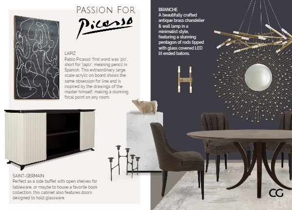 Room inspiration: Elegant Designer Dining: Timeless Comfort and Luxury