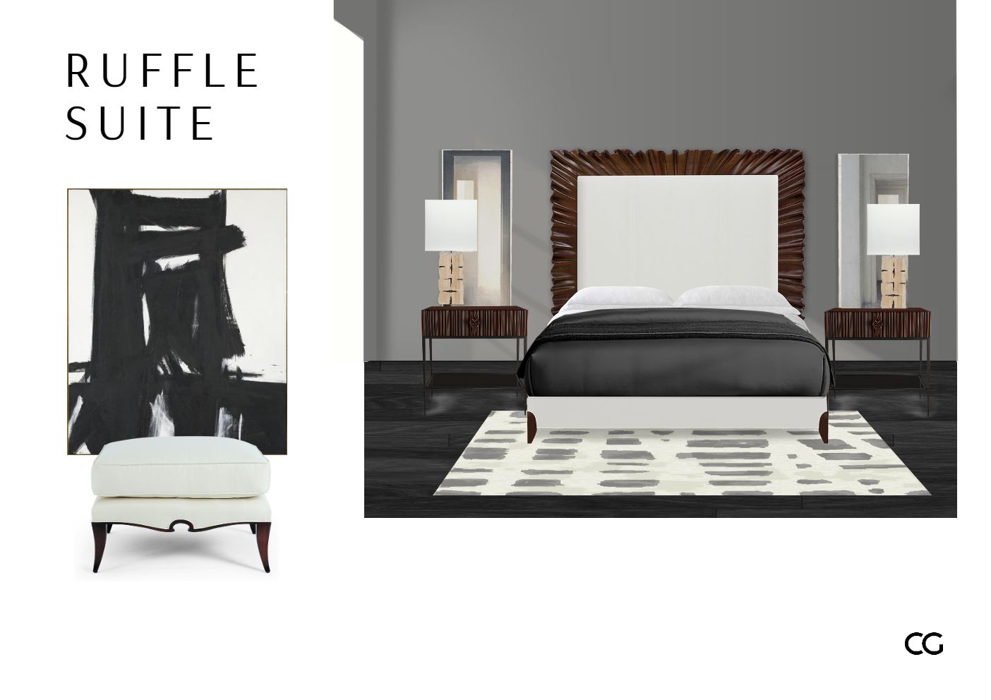 Room inspiration: Designer's Grandeur: Luxury Bedroom Furniture Showcase