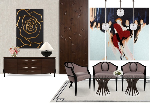 Room inspiration: Elegant Dining Majesty: Designer Furnishings for Regal Feasts