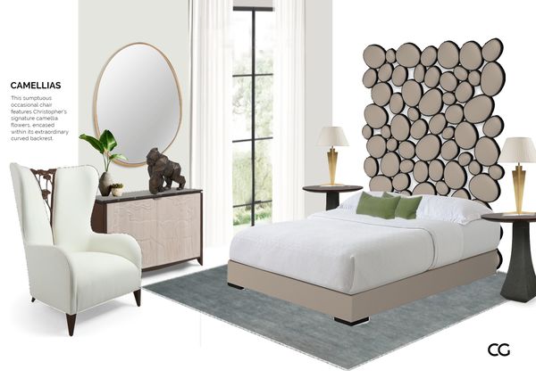 Room inspiration: Designer Oasis of Luxury: Furnishing Your Dream Bedroom