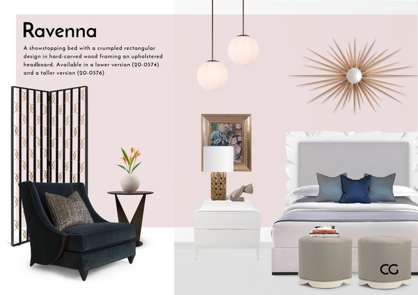 Room inspiration: Lavish Bedroom Retreat: Designer Elegance Unveiled