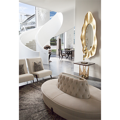 Room inspiration: Luxe Lobby Panache: Furnishing an Entrance of Distinction